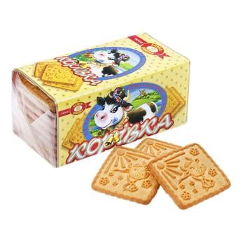 Biscuit-Chocolate Korivka Cookies with Baked Milk Flavor 180g - buy, prices for METRO - photo 2