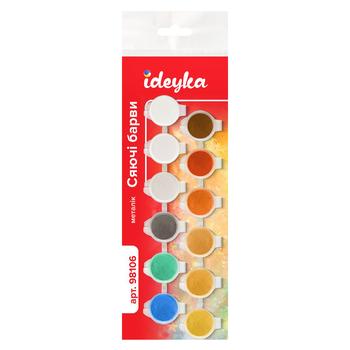Ideyka Shining Colors Acrylic Paints 2.5ml*12pcs - buy, prices for NOVUS - photo 1