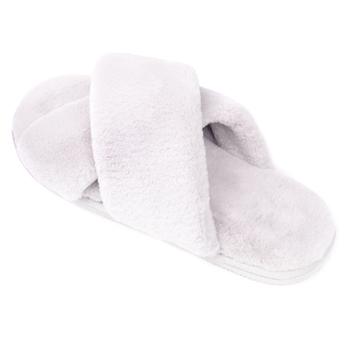 Twins HS-LUX Women's Gray Fur Homemade Slippers 38-39s - buy, prices for Supermarket "Kharkiv" - photo 2