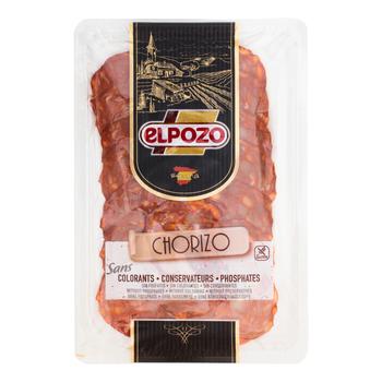 Elpozo Chorizo Sliced Raw-Cured Sausage 80g - buy, prices for COSMOS - photo 1