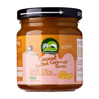 Соус кокосовый Nature's Charm Соленая карамель 200г - купить, цены на Grono - фото 1