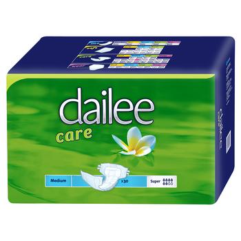 Подгузники Dailee Care Super Medium для взрослых дышащие 30шт