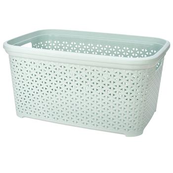 Diomedea Basket with Frame 365x535x260mm 35l Light Pistachio - buy, prices for NOVUS - photo 1