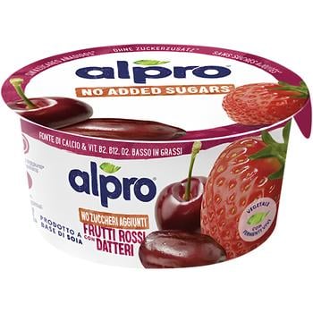 Йогурт соевый Alpro Красные фрукты с финиками 135г