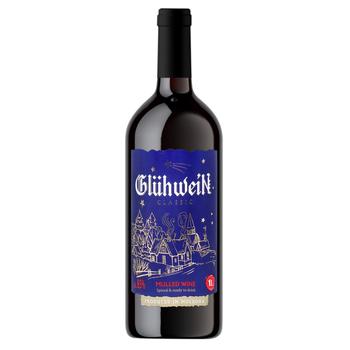 Напиток винный Aurvin Глинтвейн Классический 8,5% 1л - купить, цены на NOVUS - фото 1