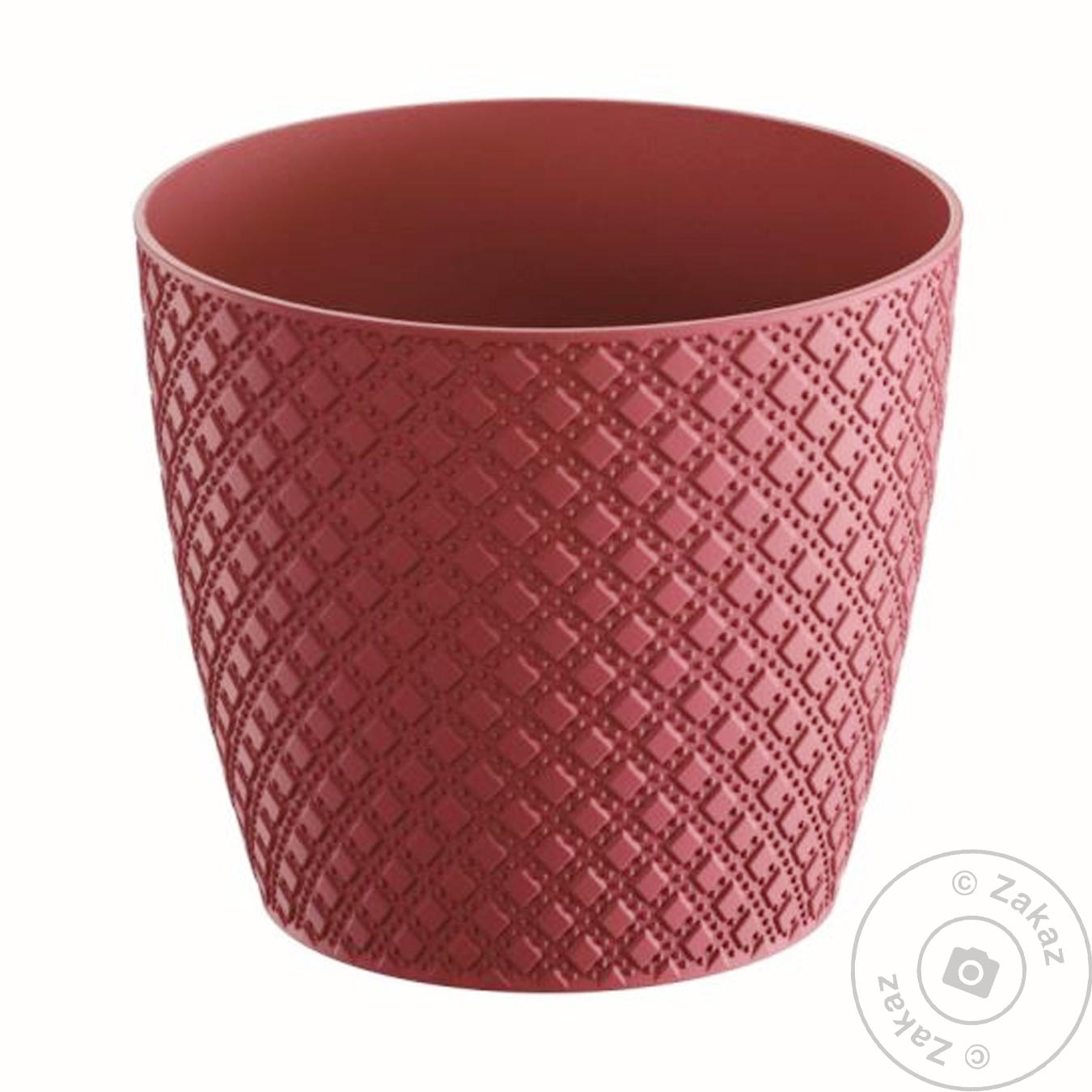 

Горщик д/квітів PP ORIENT 13 см малиновий DOR130-207C И460 (Польща)