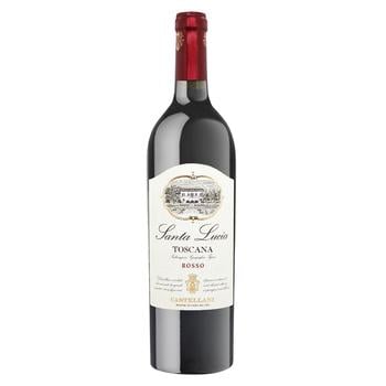 Вино Castellani Toscana Rosso червоне сухе 12% 0,75л - купити, ціни на Cупермаркет "Харків" - фото 1