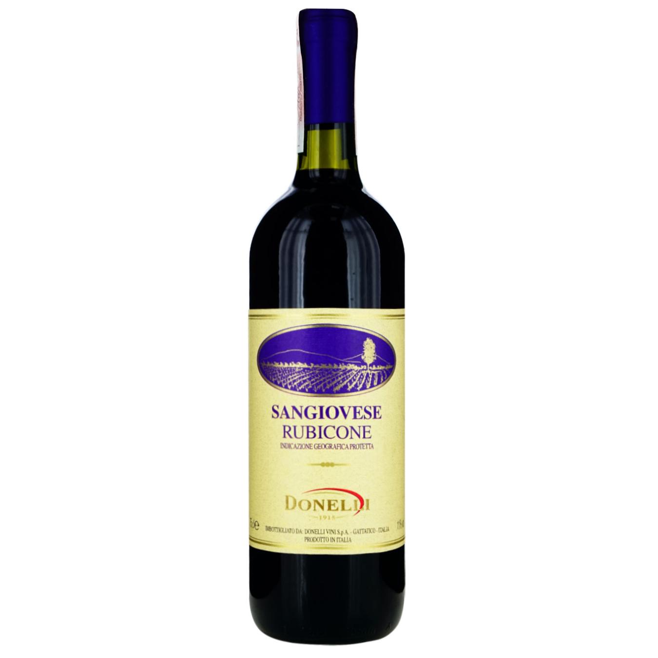 

Вино Donelli Sangiovese красное сухое 11% 0,75л