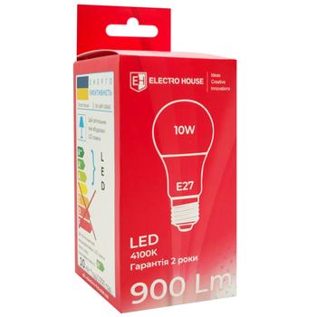 Electro House LED Bulb A60 10W 4100K 220V E27 - buy, prices for Supermarket "Kharkiv" - photo 4