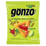 Gonzo Chili-Lime Flavored Hot Corn Snaks 40g