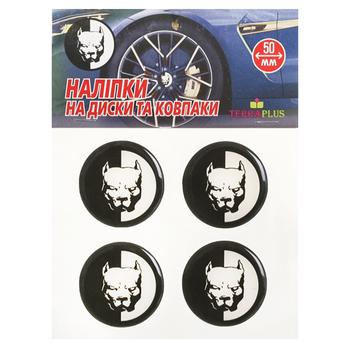 TerraPlus Pit Bull Label Sticker for Hubcaps and Rims 50m - buy, prices for Tavria V - photo 1
