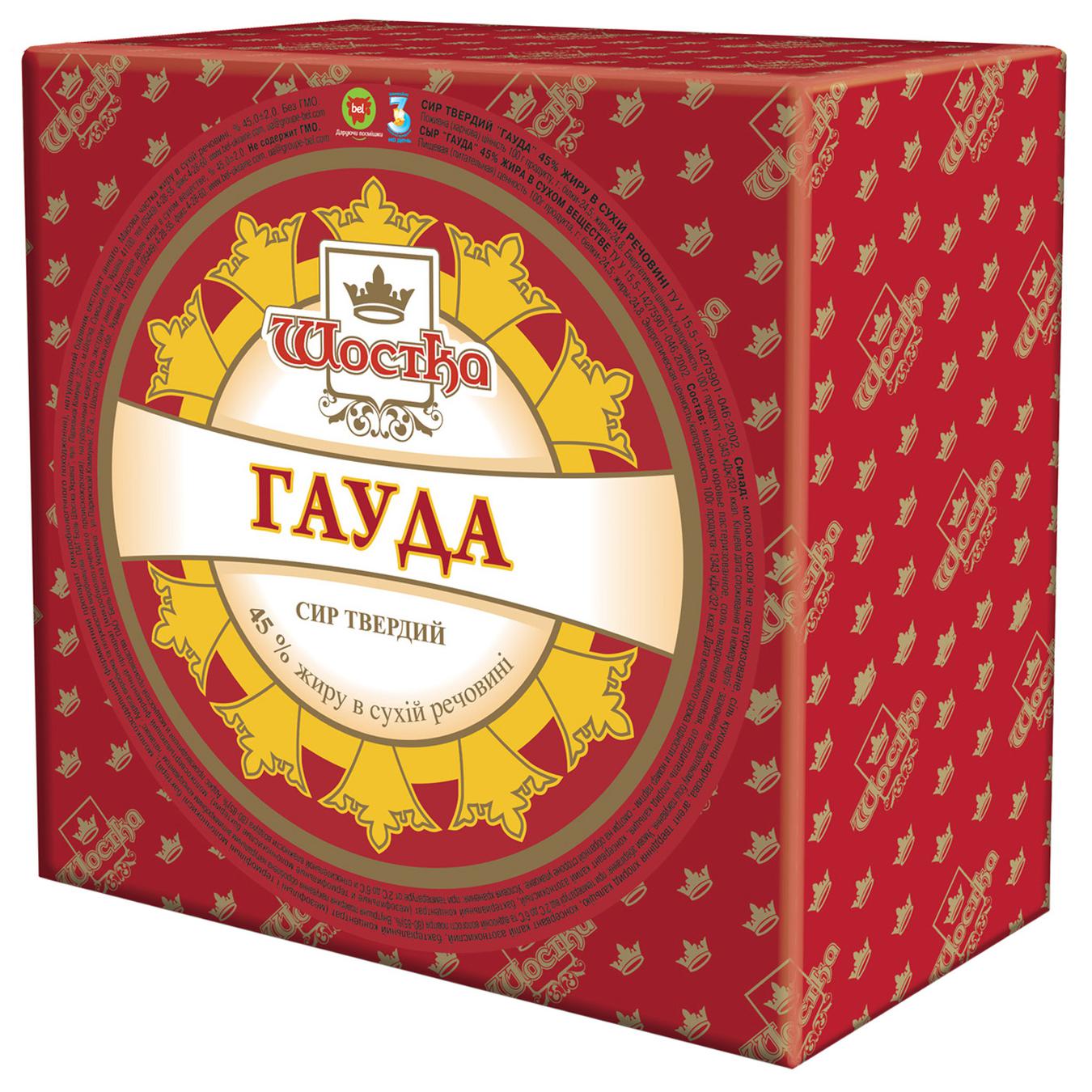 

Сыр Шостка Гауда 45%