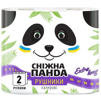 Полотенца бумажные Снежная Панда Extra Long 2шт - купить, цены на - фото 3