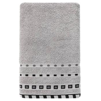Полотенце Miss Lucy Michael 450гр/м2 70х140см серый - купить, цены на КОСМОС - фото 1