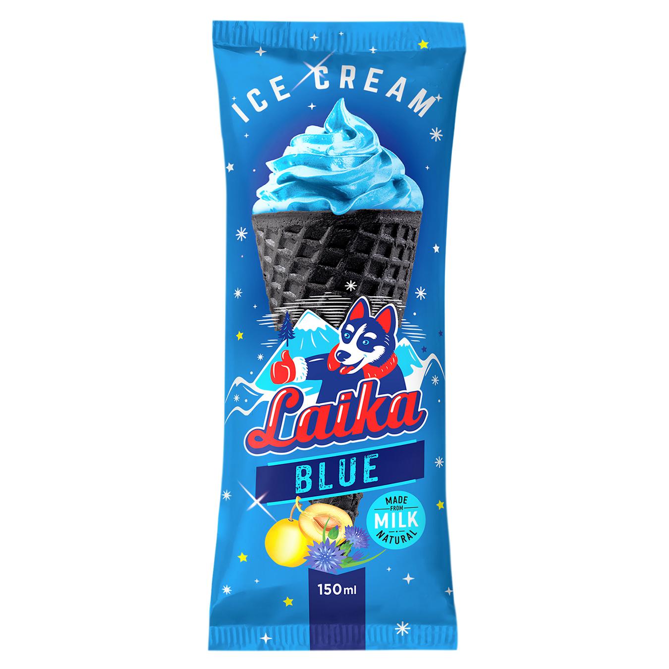 

Мороженое Лайка Blue сливочное с ароматом васильков и желтых слив 94г