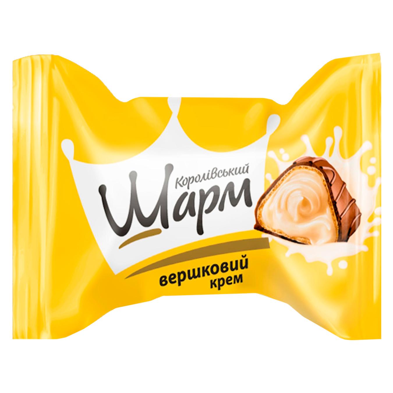

Конфеты АВК Королевский шарм со сливочной начинкой весовые