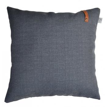 Provence Stone Pillow with Leather Decoration 45x45cm - buy, prices for COSMOS - photo 1