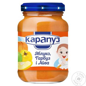 Пюре Карапуз яблоко, тыква и айва 200г - купить, цены на Таврия В - фото 1