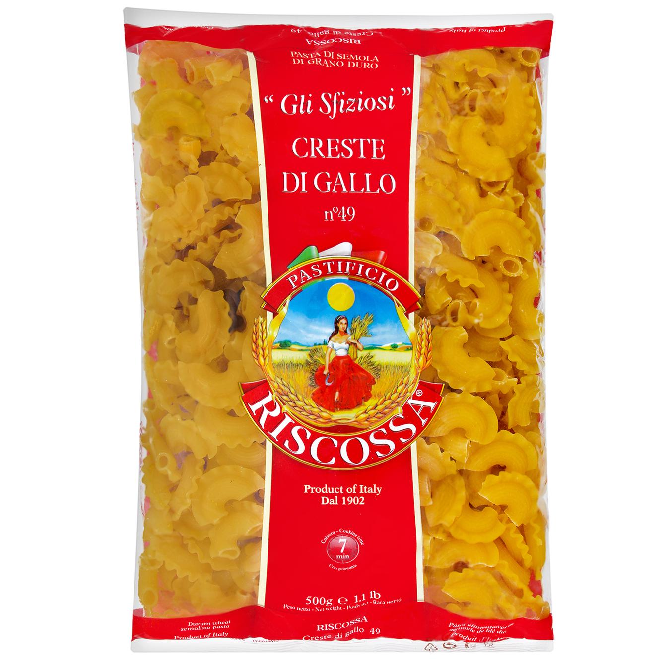 

Макаронные изделия Riscossa №49 Creste Di Gallo 500г