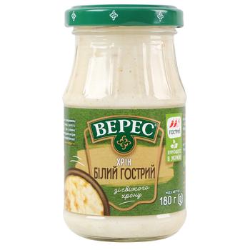 Хрiн Верес білий гострий 180г - купити, ціни на Епіцентр FOOD - фото 1
