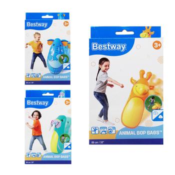 Bestway Animal Bop Bags Inflatable Tumbler Toy 89cm - buy, prices for - photo 1