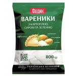 Вареники Федик с картофелем, сыром и зеленью 800г