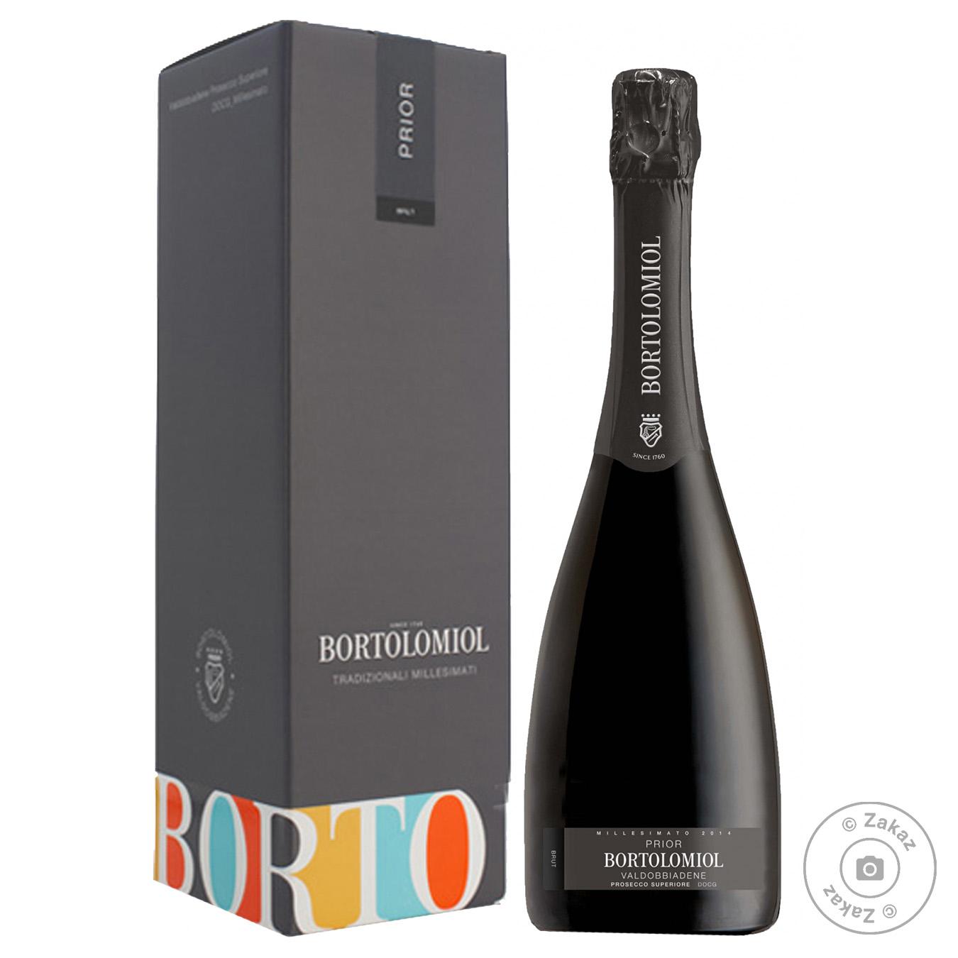 

Вино игристое Valdobbiadene Prosecco Superiore белое брют 12% 1,5л