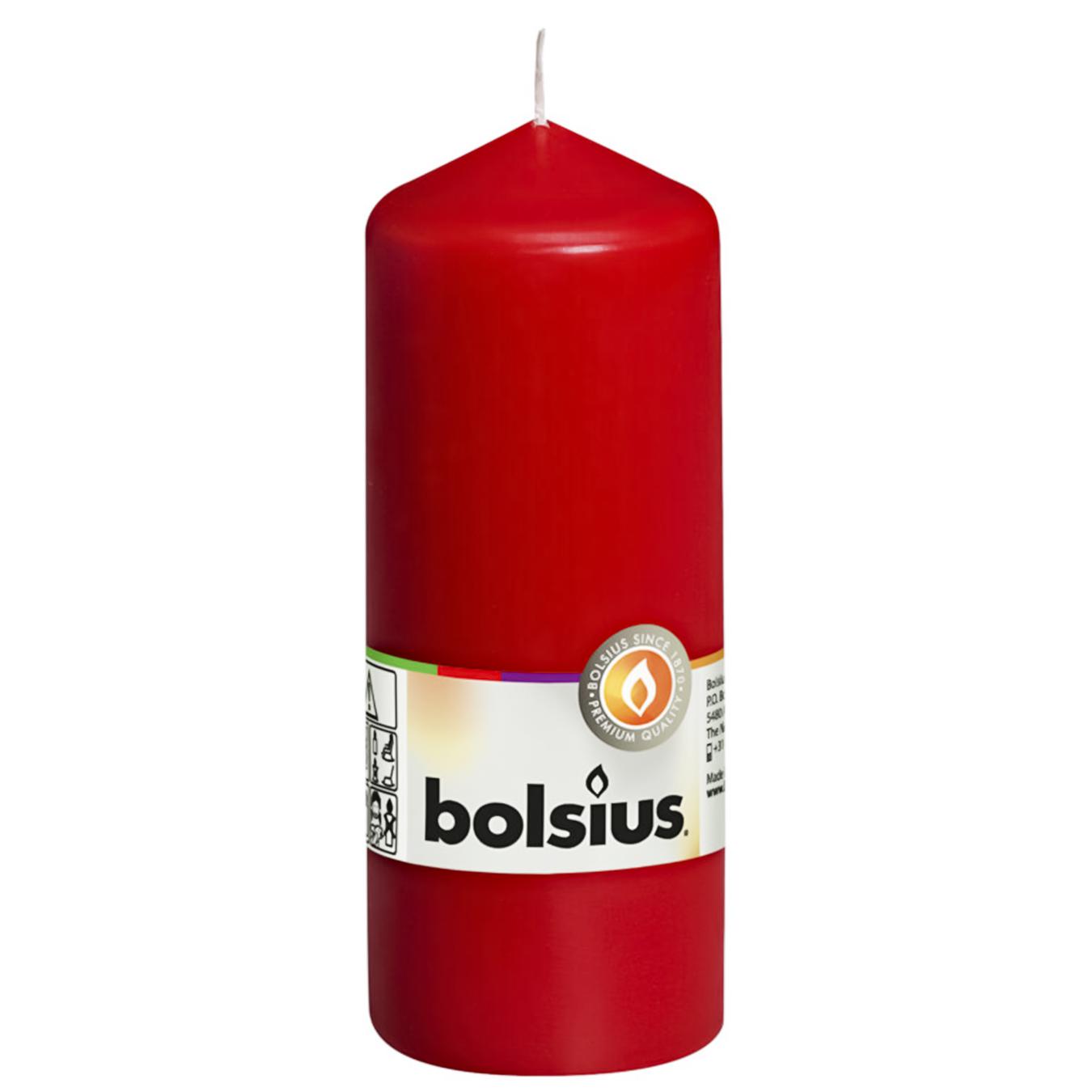 

Свеча Bolsius Красная 150/58 1шт