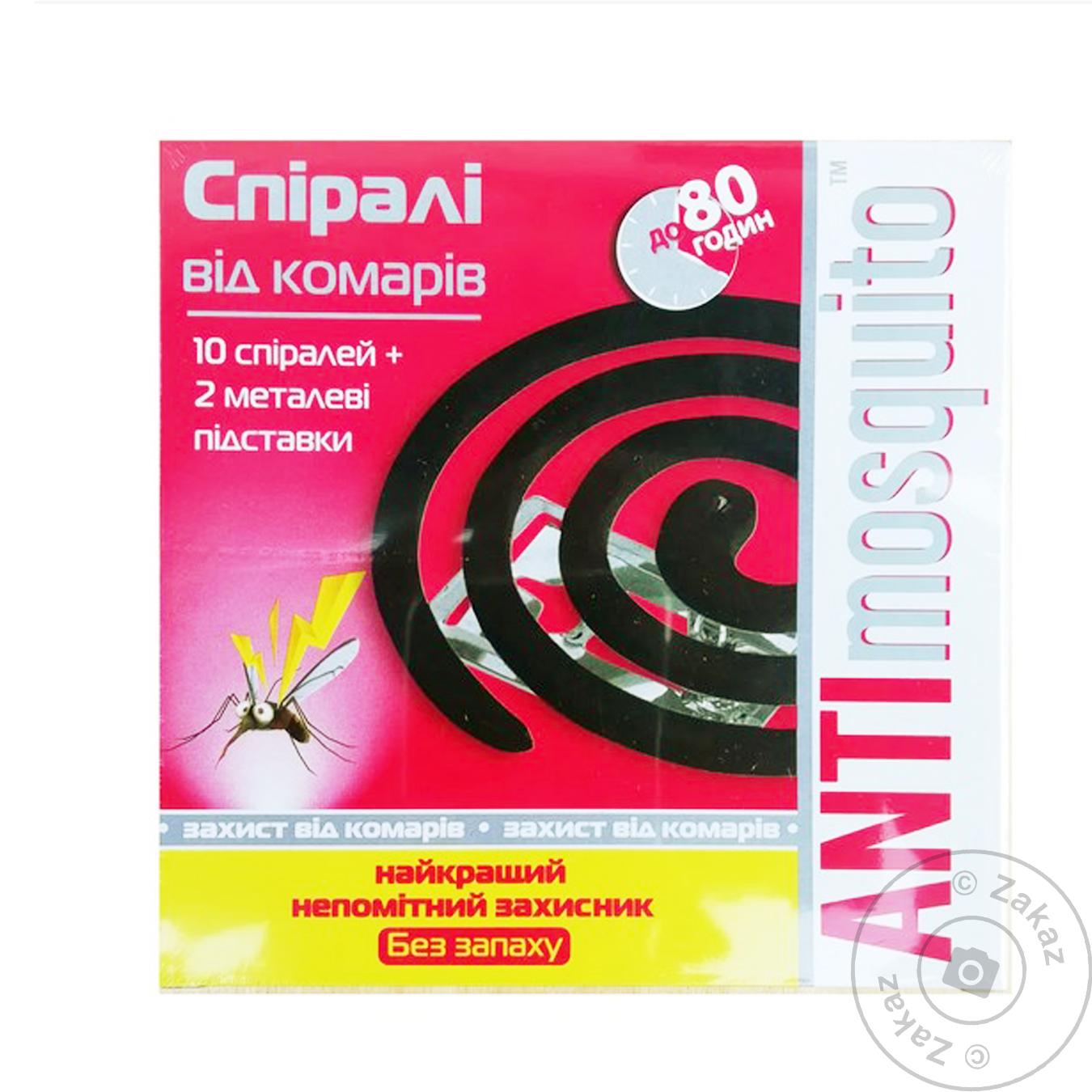 

Спирали Anti mosquito от комаров с подставкой 10шт