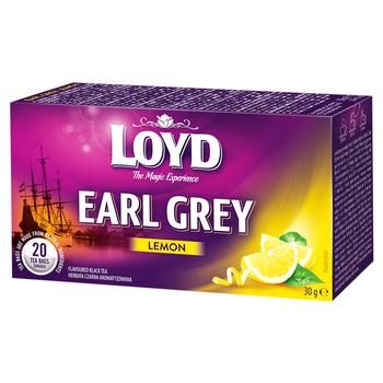 Loyd Black Tea with Aroma of Bergamot and Lemon 1.5g*20pcs - buy, prices for - photo 1