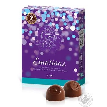 Конфеты шоколадные Shoud'e Emotions Клубника в черном шоколаде 177г купить, цены на МегаМаркет - фото 1