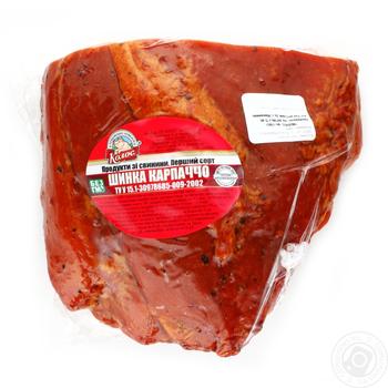 Kolos Carpaccio Raw-Smoked Ham - buy, prices for Auchan - photo 1