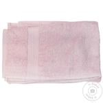 Towel Terry Border 70x140cm pink