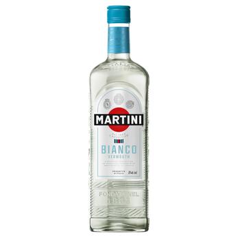 Martini Bianco White Dessert Vermouth 15% 1l - buy, prices for NOVUS - photo 1