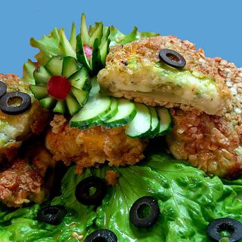 Капустяні конвертики з сиром і шинкою - Image