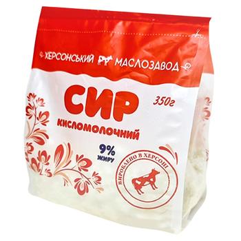 Сир кисломолочний Херсонський Маслозавод 9% 350г - купити, ціни на Auchan - фото 1