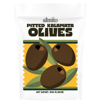 Оливки Almito Каламата без косточки 150г - купить, цены на NOVUS - фото 1