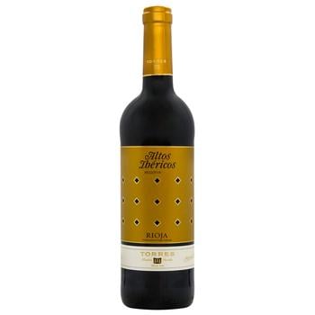 Вино Torres Altos Ibericos Reserva сухе червоне 14,5% 0,75л - купити, ціни на AlcoHub - фото 1