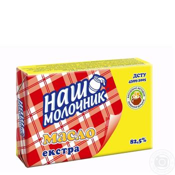 Nash Molochnyk Extra Sweet Cream Butter 82% - buy, prices for METRO - photo 1