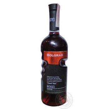 Вино Bolgrad GY Granato Rosso червоне напівсолодке 9-13% 0,75л купити, ціни на МегаМаркет - фото 1
