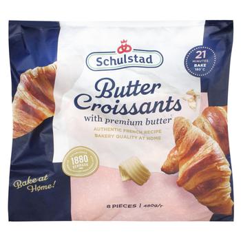 Schulstad Butter Croissants 8pcs 480g - buy, prices for Supermarket "Kharkiv" - photo 1