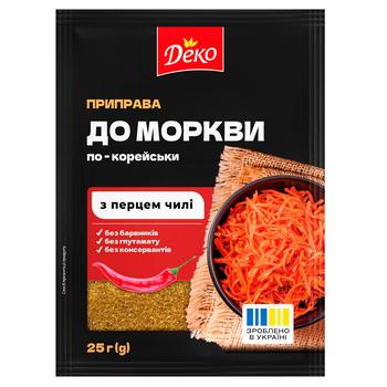 Приправа Деко к моркови по-корейски 25г - купить, цены на Эпицентр FOOD - фото 1