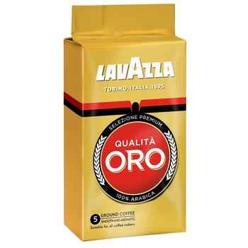 Кава Lavazza Qualita Oro мелена 250г - купити, ціни на Чудо Маркет - фото 1