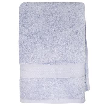 Saffran Terry Towel Border 70х140cm blue - buy, prices for MegaMarket - photo 1