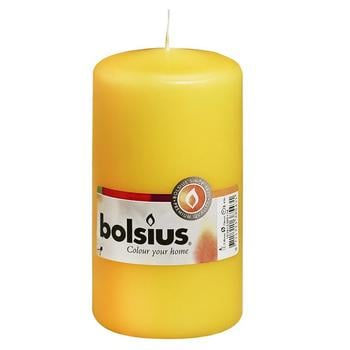 Bolsius Yellow Candle 130/68 1pc - buy, prices for COSMOS - photo 1