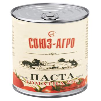 Паста томатна Союз-Агро 25% 420г - купити, ціни на Ідеал - фото 1