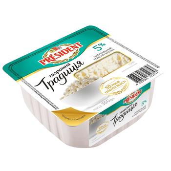 Творог President Творожная традиция 5% 350г - купить, цены на Метро - фото 2