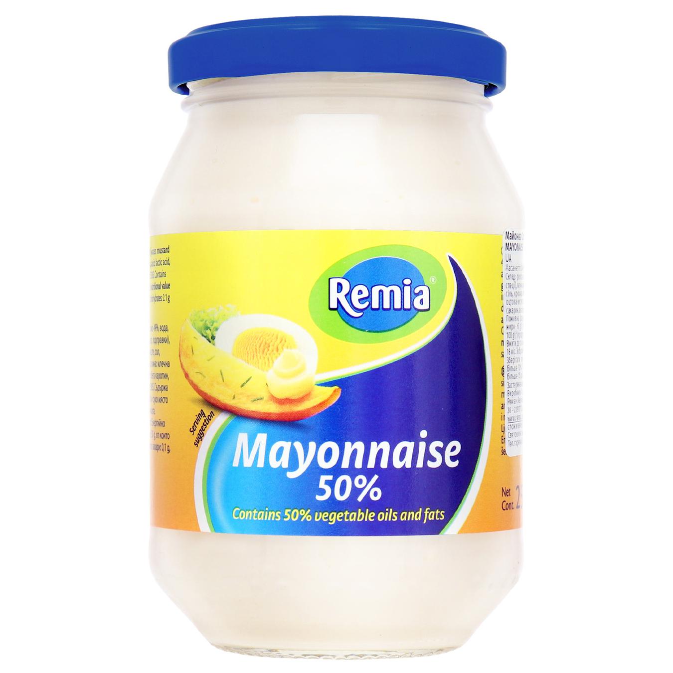 

Майонез Remia 50% 250мл