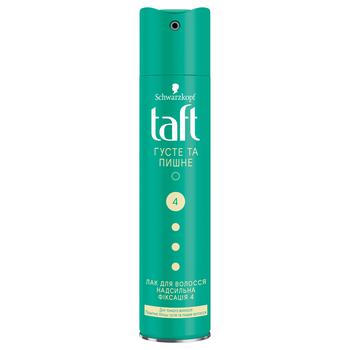 Taft Thick and Lush Super Strong Fixation 4 Hairspray 250ml - buy, prices for MegaMarket - photo 1