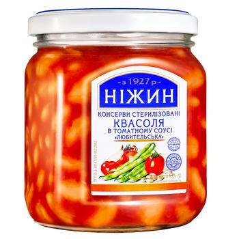 Nezhin Favorite beans in tomato sauce 450g - buy, prices for NOVUS - photo 1